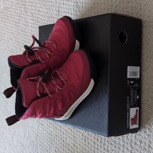 Sorel children's Whitney 2 short lace boots fuschia